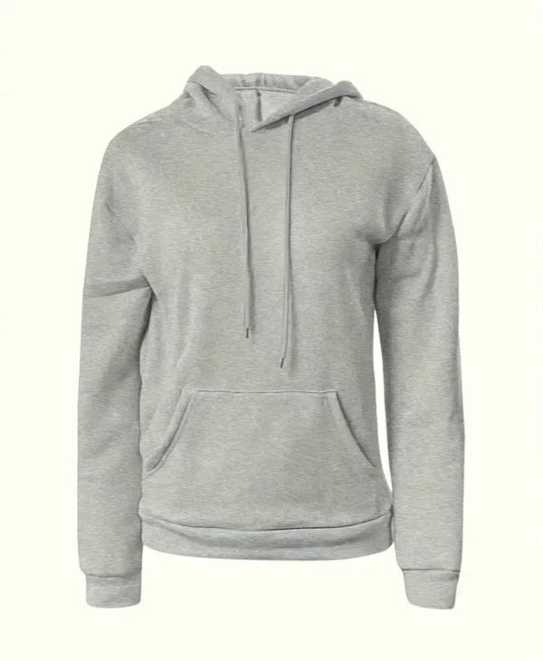 Sudadera con capucha de manga larga con cordón para mujer, suéter informal con bolsillo de canguro, ropa de otoño e invierno, paquete de 2 - Imagen 3