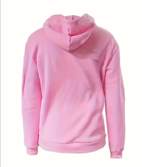 Sudadera con capucha de manga larga con cordón para mujer, suéter informal con bolsillo de canguro, ropa de otoño e invierno, paquete de 2 - Imagen 4