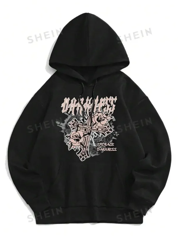 Sudadera con capucha de algodón suave para hombre, ropa de calle de alta calidad, estampado gráfico, moda, deportes al aire libre, nueva