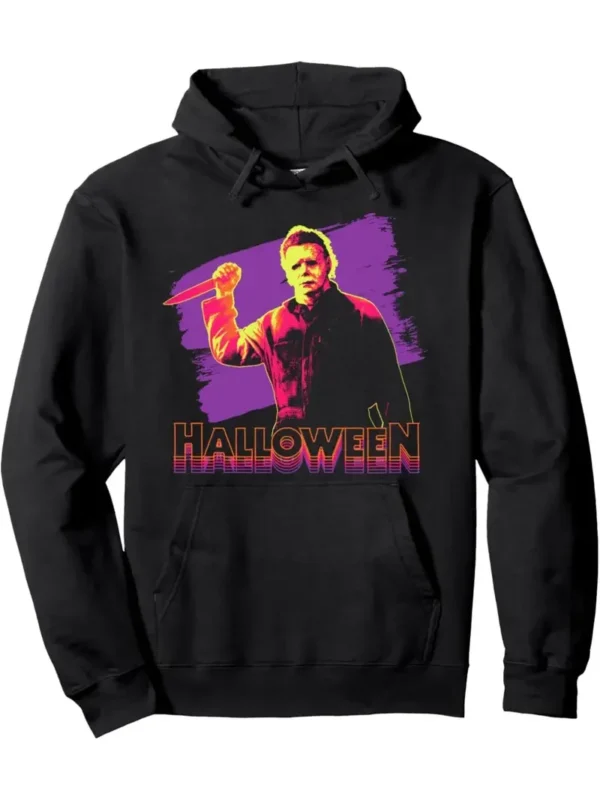 Sudadera con capucha para hombre, ropa de calle de alta calidad, colección con estampado de Michael Myers, ideal para fiesta de Halloween, novedad