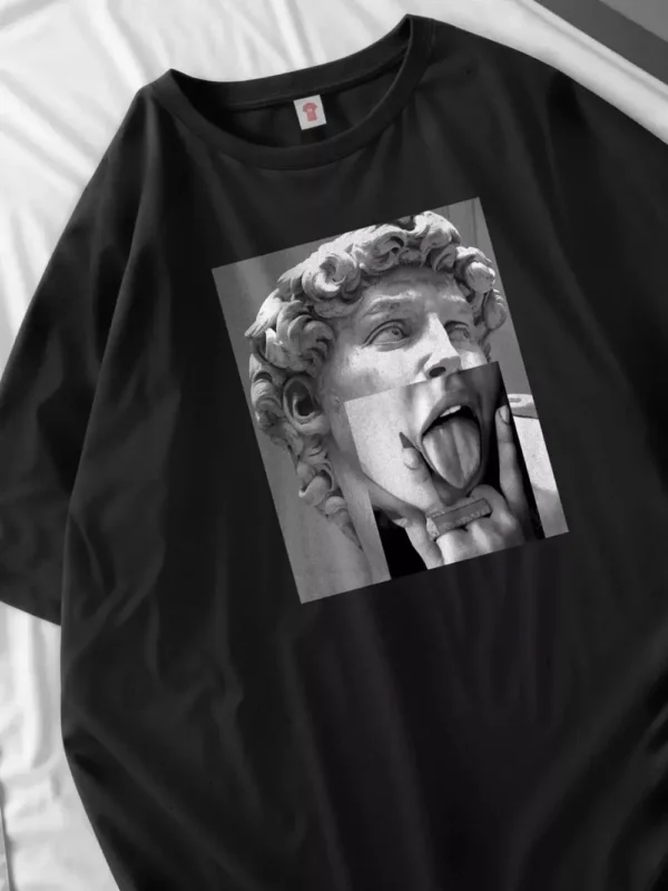 Camisetas Doberman para mujer, Tops de algodón con estampado de perros, camisetas de gran tamaño con cuello redondo, pantalón corto informal, camisetas de manga, ropa de calle para mujer - Imagen 13