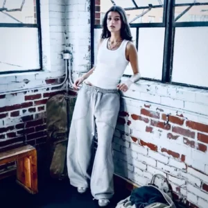 Pantalones sueltos versátiles informales de Hip-hop europeo y americanoY2k moda urbana marca versátil Harajuku gótico pantalones de pierna ancha para hombres