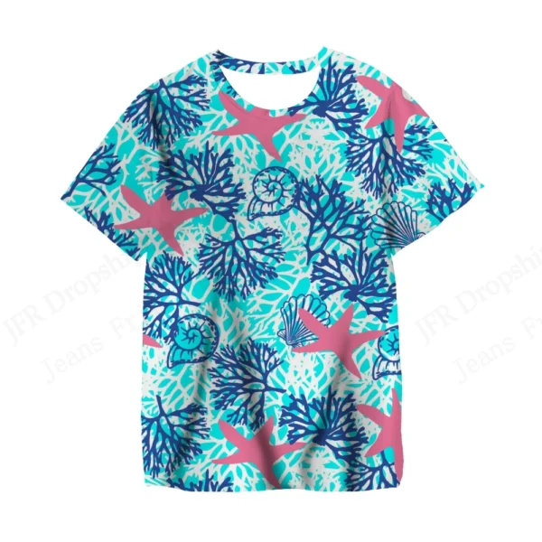 Camiseta con estampado 3d de perro y gato encantador para mujer, camisetas informales de manga corta de gran tamaño a la moda, camisetas, ropa nueva - Imagen 3