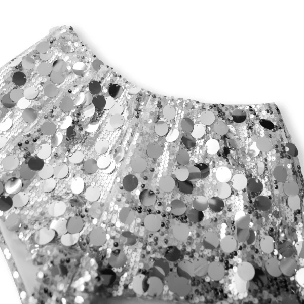 Pantalones cortos con purpurina y lentejuelas para mujer, Shorts para fiesta y discoteca, pantalones cortos informales con cintura elástica brillante para vacaciones en la playa, ropa de calle - Imagen 4