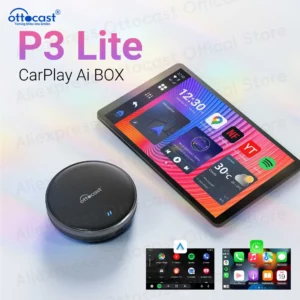 Android Ai Box inalámbrico CarPlay Android Auto accesorios de coche OTTOCAST P3 Lite OttoAiBox Smart TV Box para Play Store 2024 nuevo