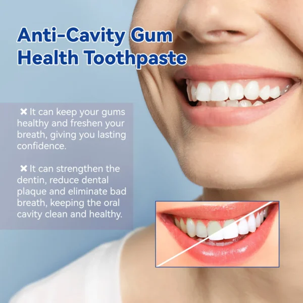 Oralhoe 120g pasta de dientes anticaries reparación de la salud de las encías sarro limpieza profunda blanqueamiento dental amarillo eliminar el olor Oral pasta de dientes - Imagen 3