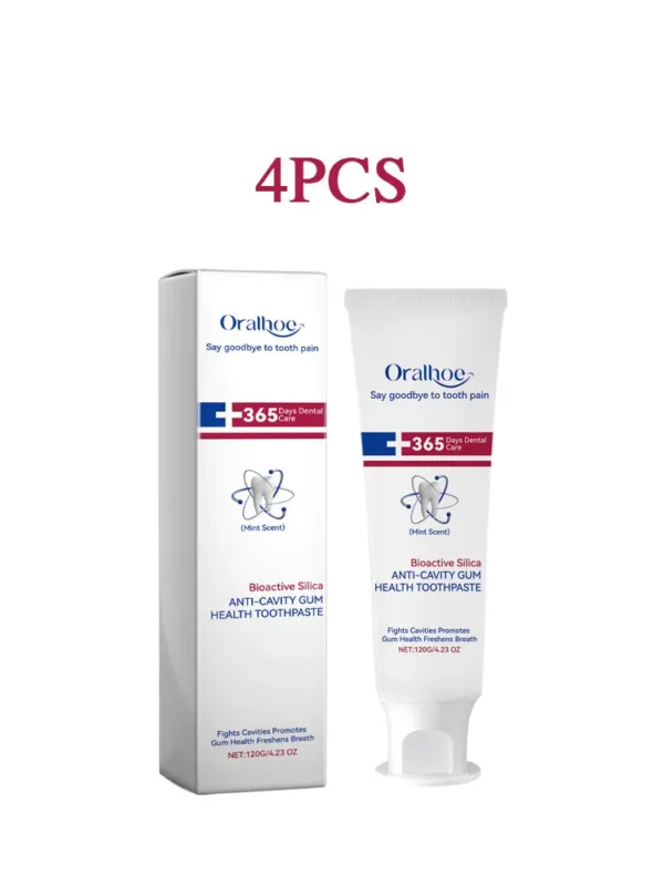 Oralhoe 120g pasta de dientes anticaries reparación de la salud de las encías sarro limpieza profunda blanqueamiento dental amarillo eliminar el olor Oral pasta de dientes - Imagen 7