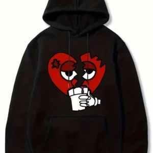 Sudadera con capucha de algodón suave para hombre, ropa de calle de alta calidad, estampado gráfico, moda, deportes al aire libre, nueva