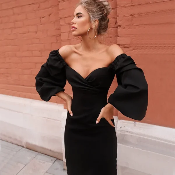 Vestido informal blanco con cuello redondo, vestido ceñido de manga larga de ganchillo, vestido Sexy elegante y elegante para mujer, corsé, ropa para fiesta y discoteca