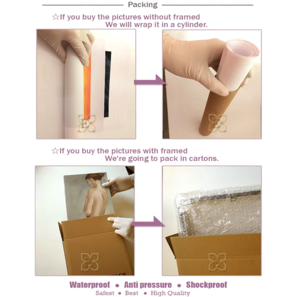 Cuadro sobre lienzo para pared negro blanco tierra cuadros decorativos modernos lienzo para el hogar para cuadros de marco de sala de estar 5 piezas - Imagen 5