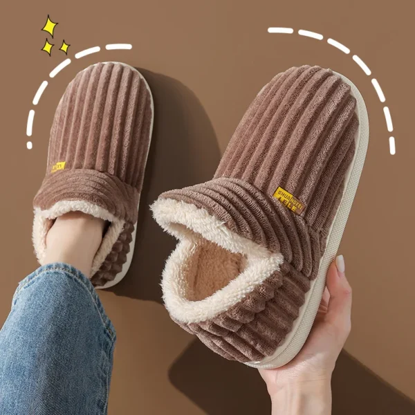 Botas cálidas súper suaves para mujer, forro de piel de felpa para exteriores, zapatos para el hogar, botas de nieve clásicas y cómodas para mujer - Imagen 9