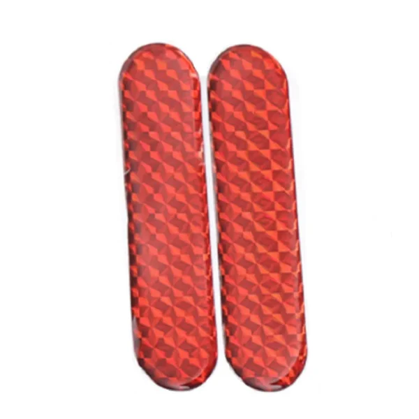 Pegatina reflectante para motocicleta y coche, tiras de cinta reflectante de advertencia, lámpara nocturna roja, verde, amarilla y azul, pegatinas de marca de alarma 2 uds - Imagen 7