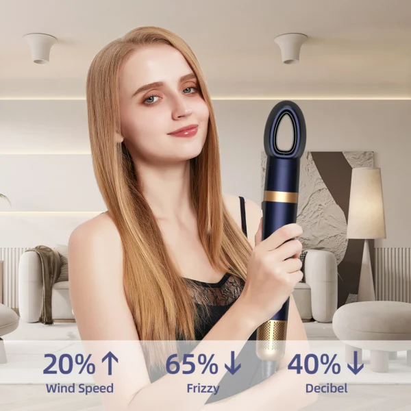 Rizador de pelo, secador de pelo, peine caliente, secador de pelo de 1300W, rizador profesional, alisador de pelo, herramienta de estilismo Airwrap - Imagen 5