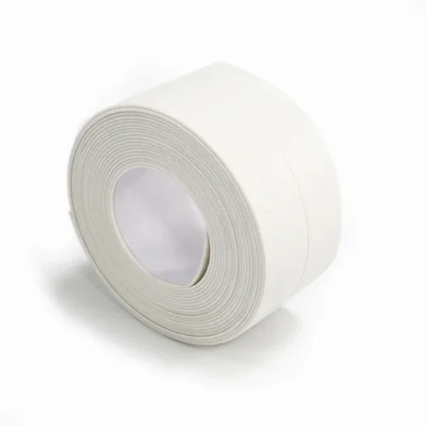 Cinta adhesiva de pared impermeable para baño, cocina, tira de sellado de cartón, baño, ducha, fregadero, bañera, cinta de masilla, carteles de contorno para el hogar - Imagen 11
