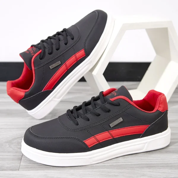 Zapatos deportivos para hombre, zapatillas de deporte azules y rojas, informales, transpirables, atléticos, para correr, caminar, gimnasio, zapatos planos para mujer, zapatos de fiesta transpirables - Imagen 3