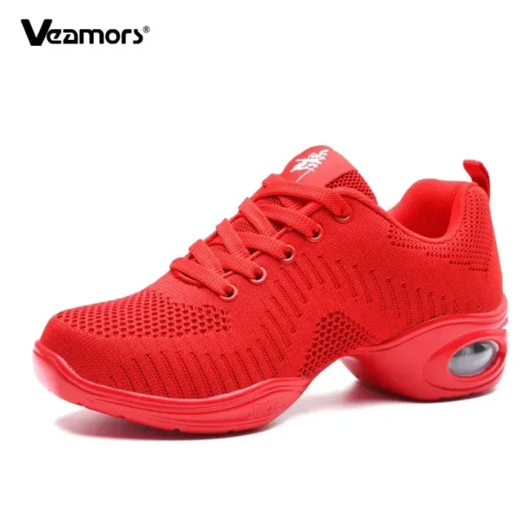 Zapatos de baile de Jazz para mujer, zapatillas de baile, zapatos de baile ligeros y transpirables - Imagen 9