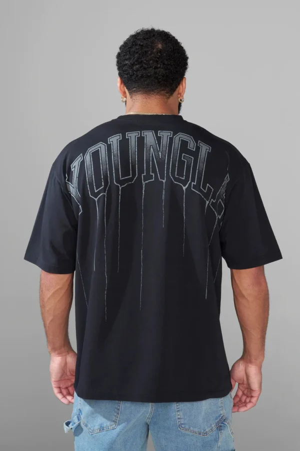 Camisetas para hombre, novedad de verano, deportes, ocio, algodón, cuello redondo, moda, ropa holgada y cómoda, camisetas para gimnasio y correr para hombre - Imagen 6