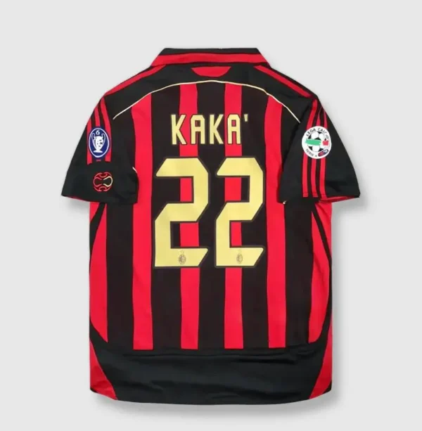 Camiseta de fútbol Retro para hombre y mujer, ropa para fanáticos de AC Kaka, camiseta informal transpirable de secado rápido de gran tamaño para entrenamiento diario - Imagen 8