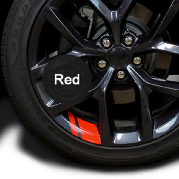 Calcomanías reflectantes para cubo de rueda de coche, cubierta resistente, accesorio Exterior, decoración de coche, pegatinas para Dodge Chrysler Jeep, 6 uds. - Imagen 11