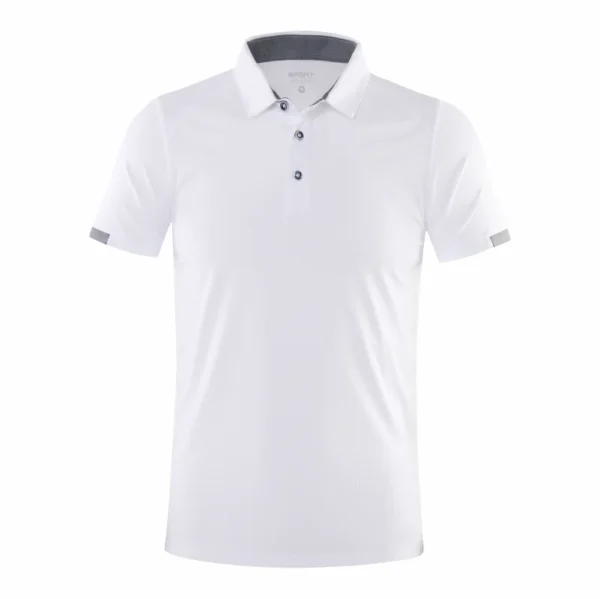 Camisa POLO de manga corta traje de ciclismo traje de fitness para hombres Deportes casuales solapa de secado rápido - Imagen 9