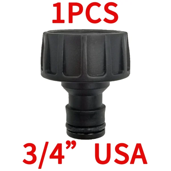 Tetina de conector rápido EURO USA, adaptador de tubo de manguera roscada macho de 3/4 pulgadas para sistema de riego por goteo de tubería de jardín - Imagen 15
