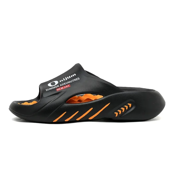 Zapatillas de masaje para hombre, sandalias deslizantes para interiores y exteriores, zapatos informales de playa, suela cómoda, talla grande 38-47, novedad de 2024 - Imagen 7