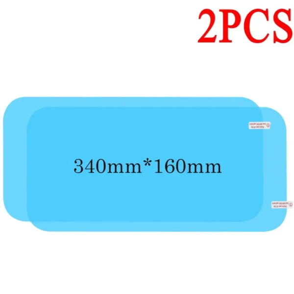 Adhesivo para espejo retrovisor de coche, Film transparente impermeable para ventana lateral, antiniebla, Film protectoras impermeables para coche y motocicleta, 2 uds. - Imagen 7