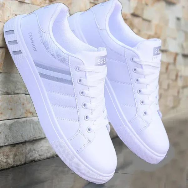 Zapatos planos Para Hombre, zapatillas de deporte de lujo Para Hombre, calzado Para deportes al aire libre Para Hombre, zapato vulcanizado de moda, Tenis Para Hombre, primavera y otoño 2024 - Imagen 2