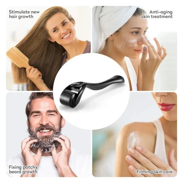 Rodillo Derma 540, aguja para el cuidado de la piel, Micro Dermaroller, rodillo Derma profesional para el crecimiento del cabello, rodillo de belleza Facial para el crecimiento de la barba - Imagen 5