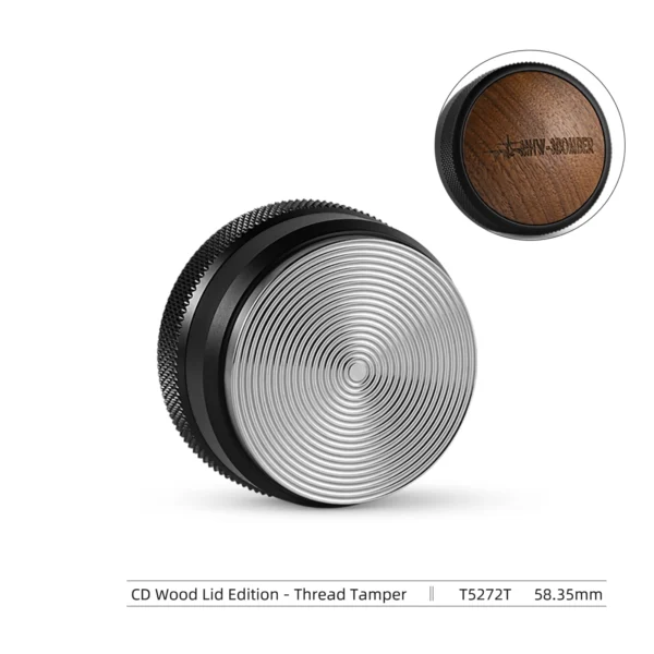 Compactador y distribuidor de café con alfombrilla de apisonamiento cepillo de limpieza juego de manipulación de Espresso accesorios de Barista para el hogar MHW-3BOMBER 51/53/58mm - Imagen 22