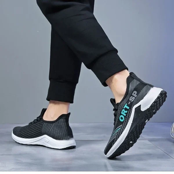 Zapatos para hombre, zapatos deportivos de moda, zapatos casuales, zapatos para correr transpirables, zapatos de tenis para entrenamiento para caminar al aire libre ﻿ - Imagen 5
