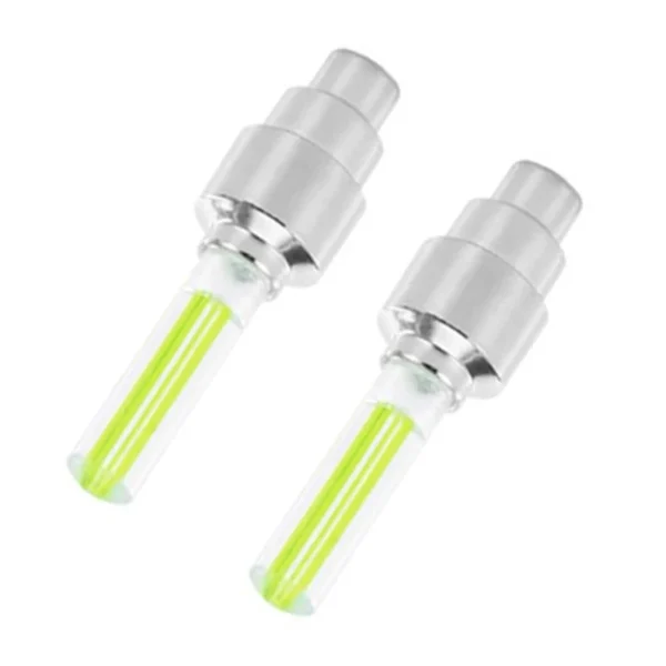 Tapas de válvulas de neumáticos de bicicleta y motocicleta, luz LED, lámpara de Flash de neón, luces universales impermeables para neumáticos, accesorios para coche 2/4 Uds. - Imagen 10