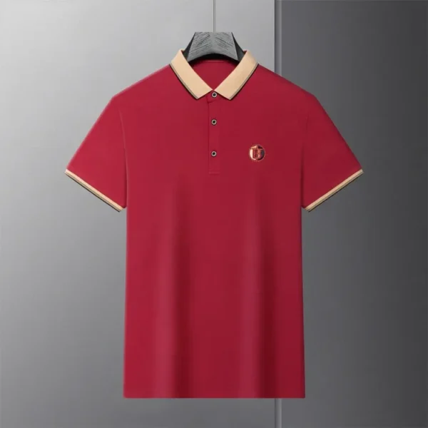 Camiseta para hombre, pantalón corto informal de negocios, jersey de manga, ropa para hombre - Imagen 12