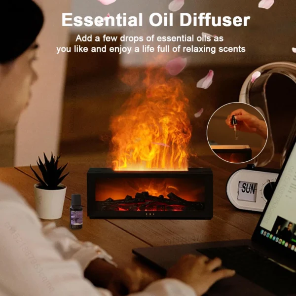 Humidificador de aire, humidificadores de aceites esenciales, humidificador de Aroma para el hogar, difusor de fragancia automático con luz LED y Control remoto - Imagen 6