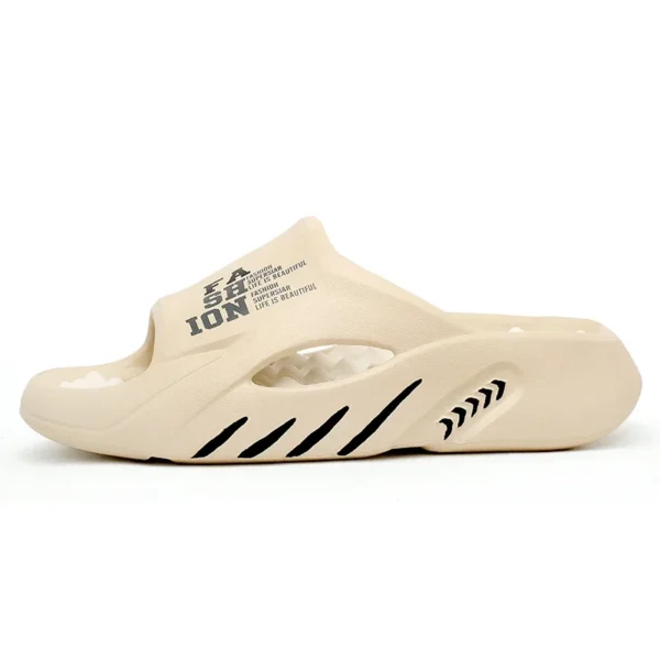 Zapatillas de masaje de verano para hombre, sandalias laterales para interiores y exteriores, zapatos informales de playa, chanclas de suela blanda, sandalias para hombre - Imagen 9