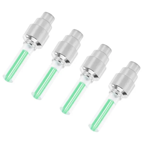 Tapas de válvulas de neumáticos de bicicleta y motocicleta, luz LED, lámpara de Flash de neón, luces universales impermeables para neumáticos, accesorios para coche 2/4 Uds. - Imagen 7
