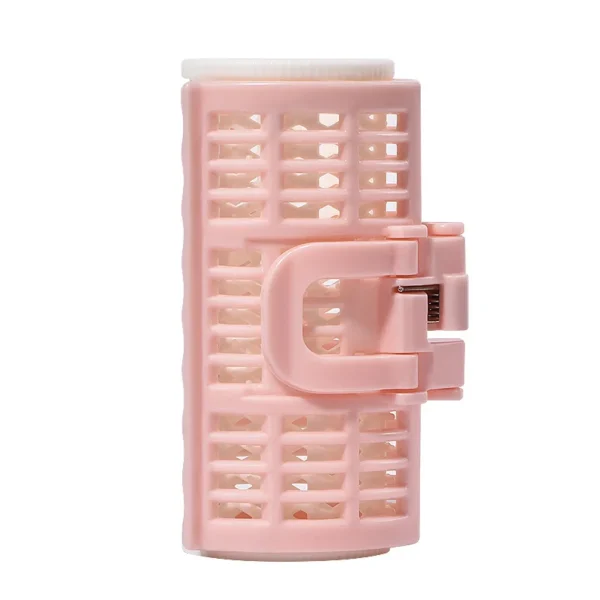 Rizador de pelo con Clip rulos de pelo rosa Clip sin calor plástico sin calor rizos sin calor herramientas para rizar el cabello Cabello 2 uds - Imagen 4