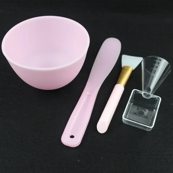 Herramientas para mezclar mascarillas faciales, aplicador Facial reutilizable, espátula, cuenco para máscara agitadora, Kit de cuchara, suministros de maquillaje de belleza para el cuidado de la piel - Imagen 15