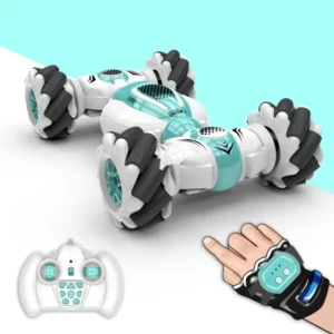 Control remoto reloj Sensor de gestos juguete eléctrico RC Drift Car 2,4 GHz 4WD rotación regalo para niños cumpleaños Samll RC Stunt Car