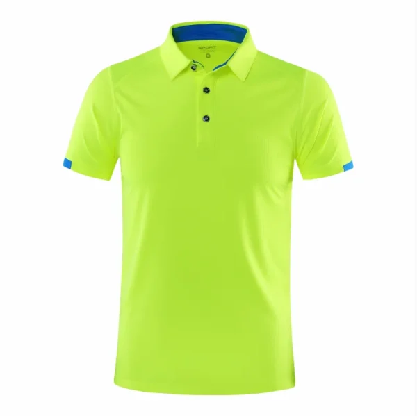 Camisa POLO de manga corta traje de ciclismo traje de fitness para hombres Deportes casuales solapa de secado rápido - Imagen 14