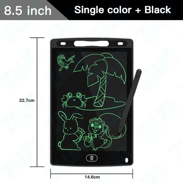 Tablero de dibujo LCD de 6,5/8,5/10/12 pulgadas, tableta de escritura, pizarra mágica de dígitos, herramienta de pintura artística, juguetes para niños, juego mental, regalo para niños - Imagen 15