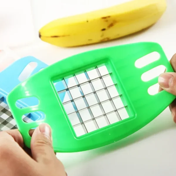 Cortador de patatas de acero inoxidable, rebanador de frutas y verduras, accesorios de cocina, herramientas para hornear patatas, utensilios para el hogar - Imagen 3
