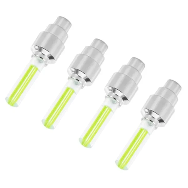 Tapas de válvulas de neumáticos de bicicleta y motocicleta, luz LED, lámpara de Flash de neón, luces universales impermeables para neumáticos, accesorios para coche 2/4 Uds. - Imagen 9