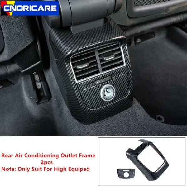 Consola central tablero pegatinas tiras fibra de carbono decoración de puerta de coche cubierta embellecedora accesorios de Interior de coche Para Audi A3 8V S3 - Imagen 13