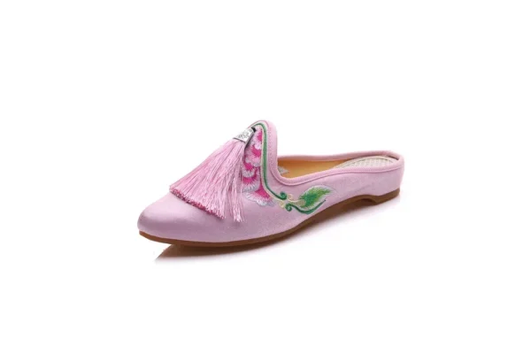 Zapatillas Harajuku de estilo chino para mujer, zapatos informales a la moda con bordado Vintage, ropa de calle de estilo étnico - Imagen 7