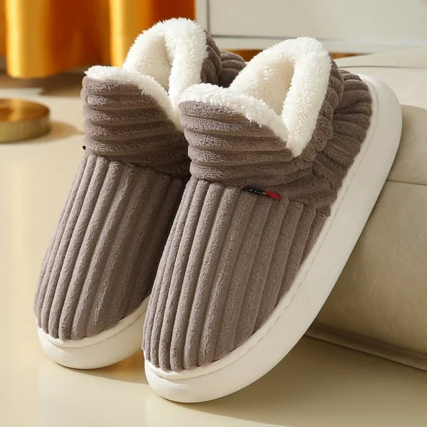 Botas cálidas súper suaves para mujer, forro de piel de felpa para exteriores, zapatos para el hogar, botas de nieve clásicas y cómodas para mujer - Imagen 16