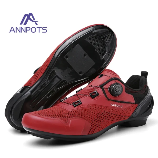 Zapatos para bicicleta de montaña, cómodos, ligeros y transpirables para exteriores, zapatillas deportivas para ciclismo, zapatos MTB para hombre, zapatos deportivos Unisex - Imagen 13