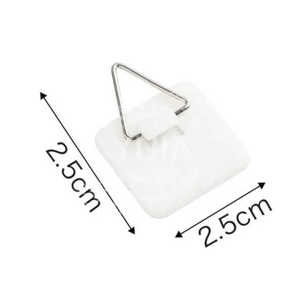 Colgador de platos adhesivo Invisible, soportes de platos verticales, ganchos para platos para imágenes, suministros de decoración artística de pared, accesorios para el hogar, 10 Uds. - Imagen 8