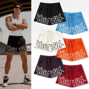 Pantalones cortos deportivos para gimnasio para hombre, ropa Ya de estilo americano, marcas para correr al aire libre, pantalones cortos de entrenamiento de baloncesto, pantalones de playa para Fitness