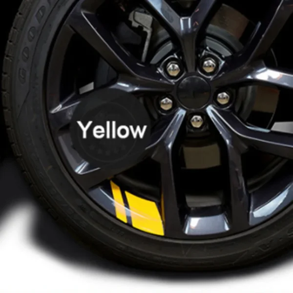 Calcomanías reflectantes para cubo de rueda de coche, cubierta resistente, accesorio Exterior, decoración de coche, pegatinas para Dodge Chrysler Jeep, 6 uds. - Imagen 7